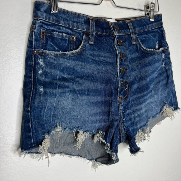 Abercrombie & Fitch High Rise Mom Short Sz 28/6 - Picture 1 of 6